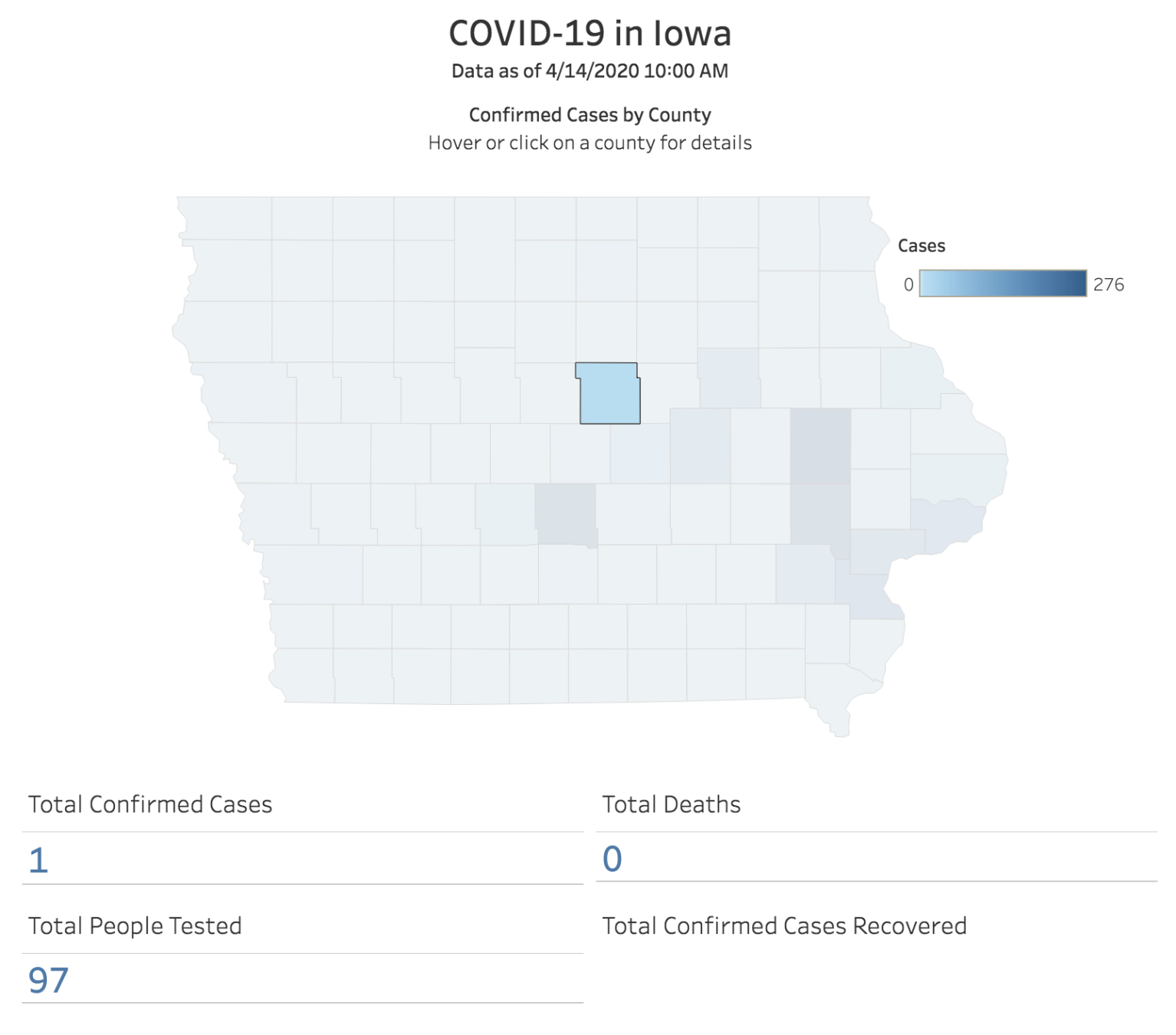 Hardin County Coronavirus Map